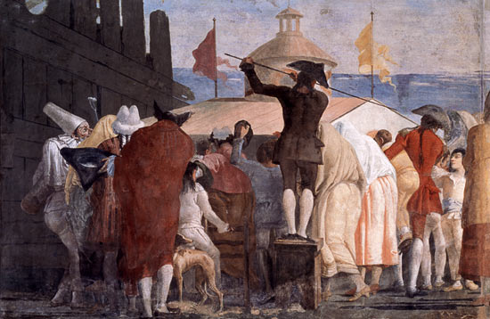 The New World van Giovanni Domenico Tiepolo