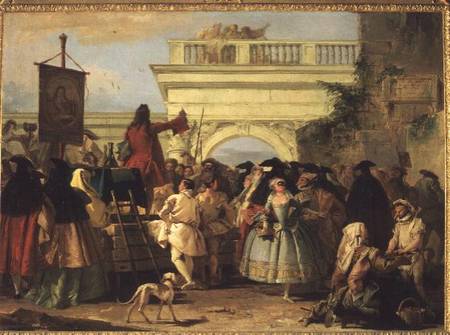 The Charlatan van Giovanni Domenico Tiepolo