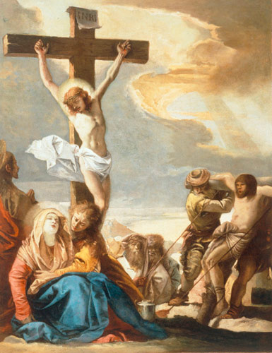 Christi Tod am Kreuz van Giovanni Domenico Tiepolo