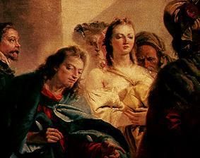 Christus und die Ehebrecherin van Giovanni Domenico Tiepolo