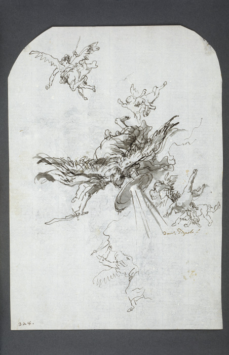 Archangel Michael van Giovanni Domenico Tiepolo