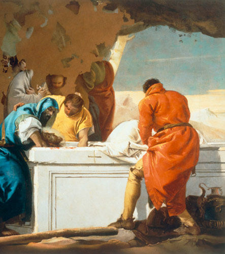 Die Grablegung van Giovanni Domenico Tiepolo