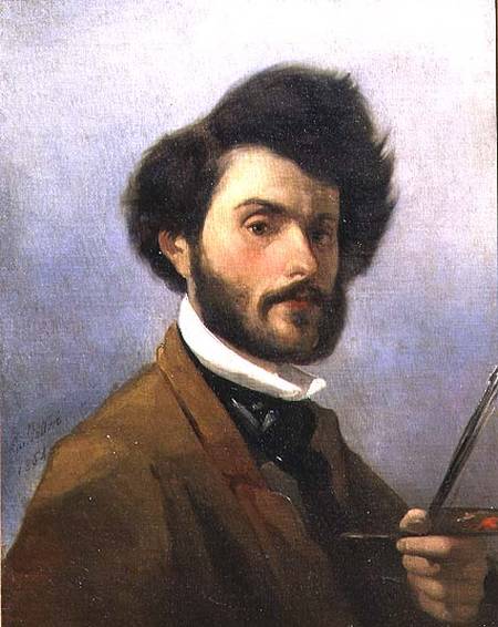Self Portrait van Giovanni Fattori