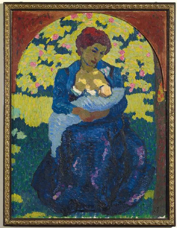 Mutter und Kind van Giovanni Giacometti