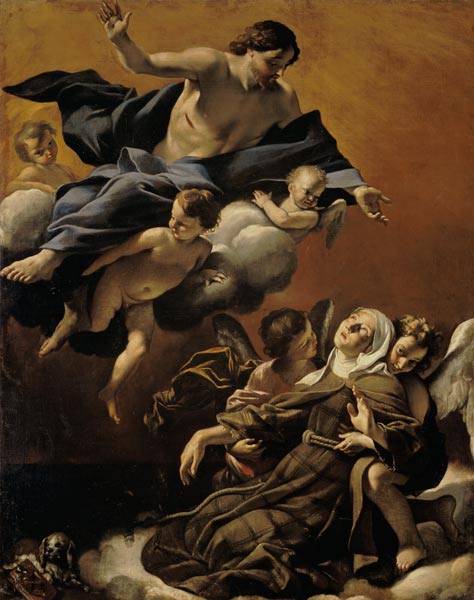 The Ecstasy of St. Margaret of Cortona van Giovanni Lanfranco