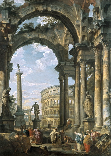 Roman Capriccio van Giovanni Paolo Pannini