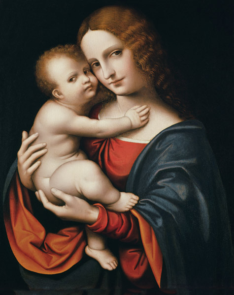 Madonna and Child van Giovanni Pedrini Giampietrino