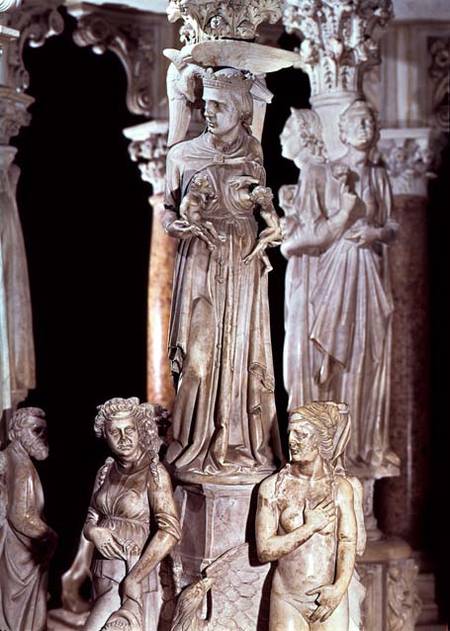 Pulpit, detail van Giovanni Pisano