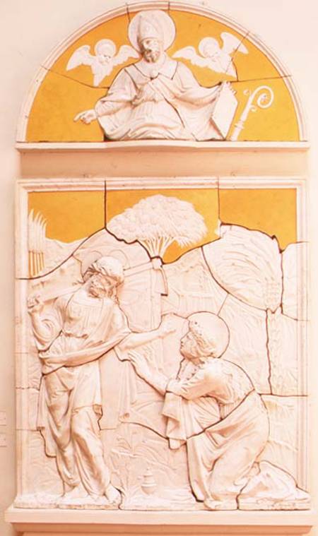 Noli Me Tangere, bas relief van Giovanni Rustici and Giovanni della Robbia