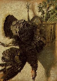 Der hängende Truthahn van Giovanni Segantini