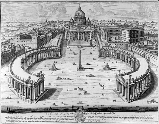 The Vatican, Rome van Giovanni Battista Falda