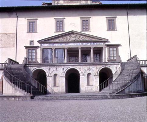 View of the facade designed by Giuliano da Sangallo (c.1443-1516) for Lorenzo Medici 'Il Magnifico' van Giuliano Giamberti da Sangallo