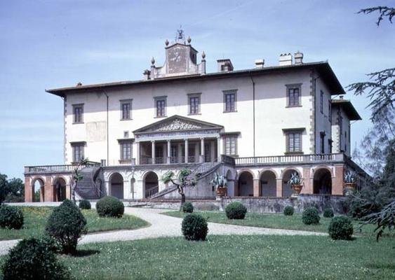 The Medici Villa designed by Giuliano da Sangallo (c.1443-1516) for Lorenzo the Magnificent, 1480 (p van Giuliano Giamberti da Sangallo