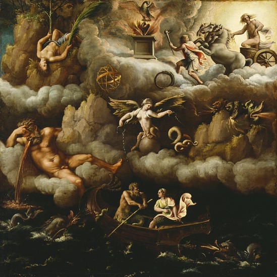An Allegory of Immortality van Giulio Romano