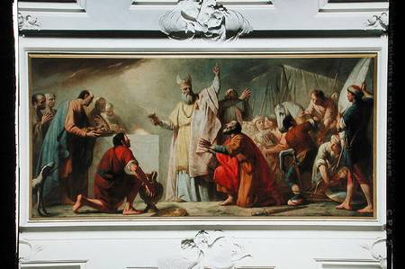 The Sacrifice of Melchizedek van Giuseppe Angeli