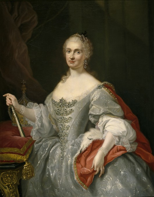 Maria Amalia of Saxony (1724–1760), Queen of Naples van Giuseppe Bonito