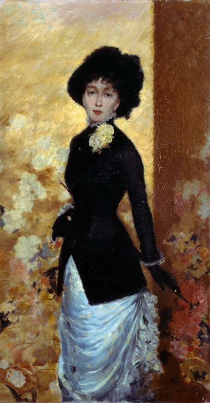 Portrait of a Woman van Giuseppe de Nittis