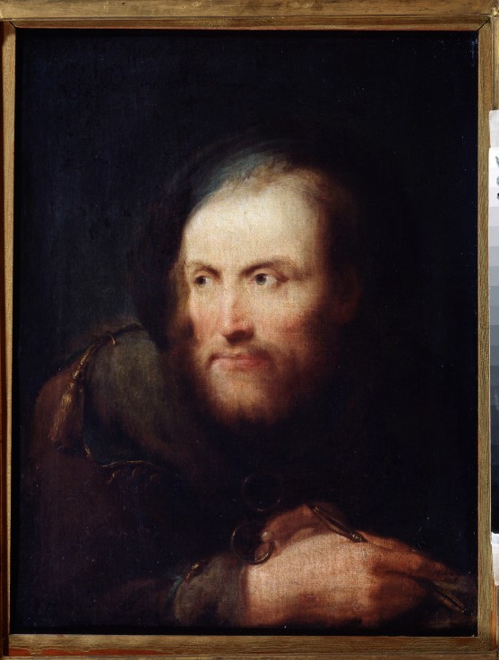 Portrait of a man van Giuseppe Nogari