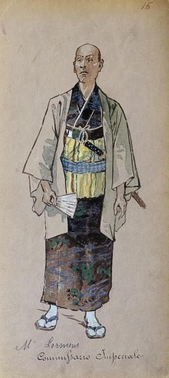 Costume of Imperial commissioner from Madama Butterfly by Giacomo Puccini