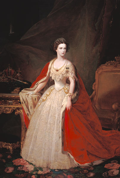 Empress Elizabeth (1837-98) of Bavaria van Giuseppe Sogni