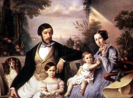 Parisian Family van Giuseppe Tominz