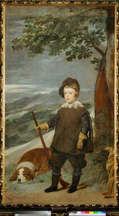 Prince Baltasar Carlos as hunter van Giuseppe Velasco or Velasquez