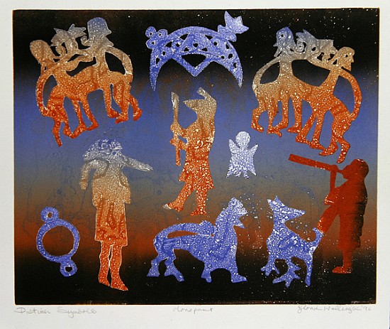 Pictish Symbols, 1996 (monotype)  van Gloria  Wallington