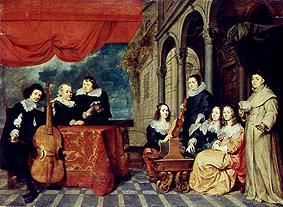 Die Familie James van Eyck. van Gonzales Coques