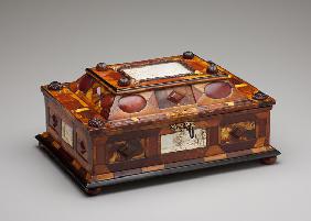 Courtly amber casket