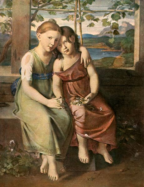 Adelheid und Gabriele von Humboldt van Gottlieb Schick