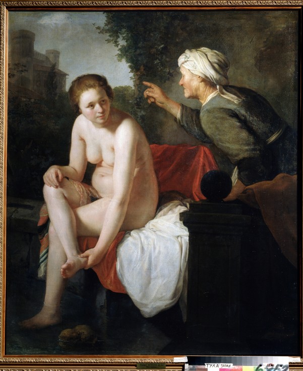 Bathsheba bathing van Govaert Flinck