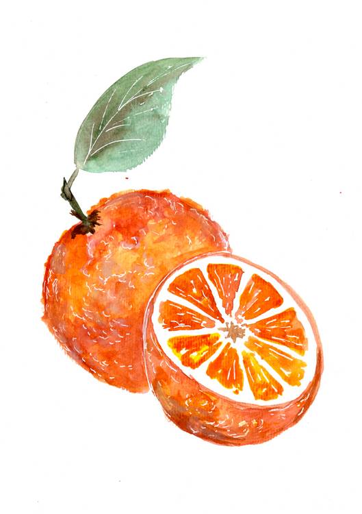 Juicy Oranges van Sebastian  Grafmann