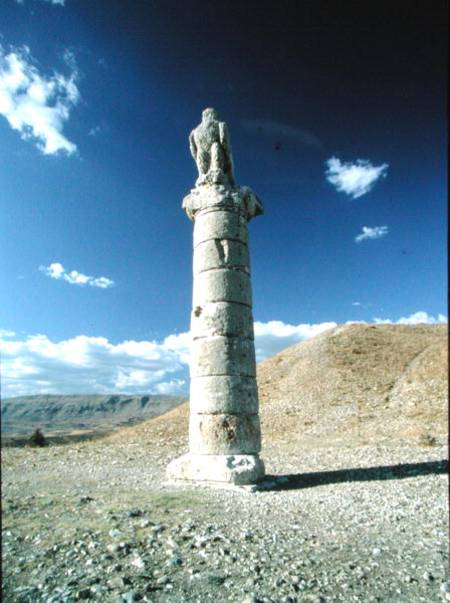 Column with an eagle (photo) van Greek
