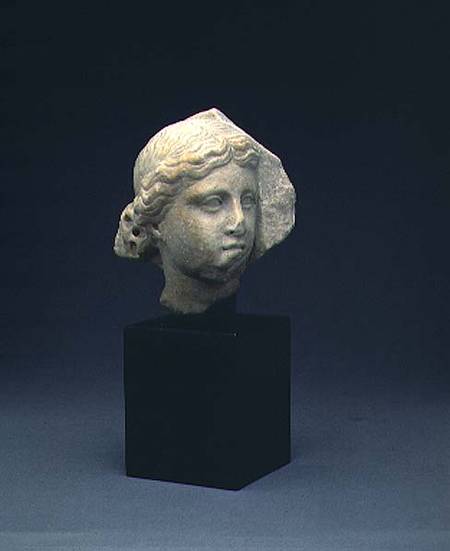 Head of a woman from a funerary reliefClassical Period van Greek