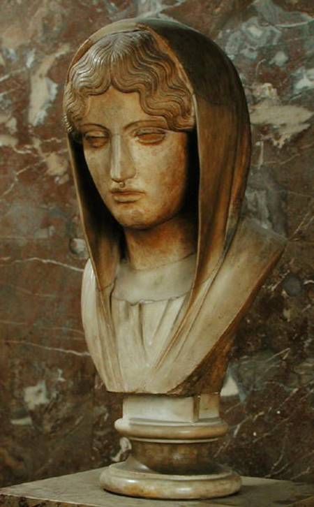Head of a woman known as Aspasia of Miletos van Greek