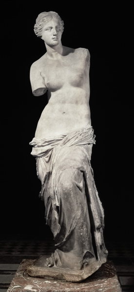 Aphrodite, the 'Venus de Milo', Hellenistic period van Greek