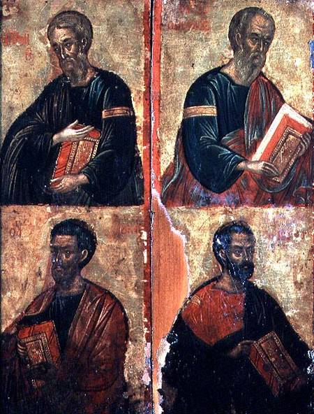 The Four Evangelists van Greek School