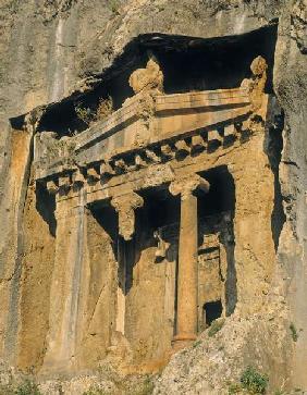 Lycian rock tomb (photo) 