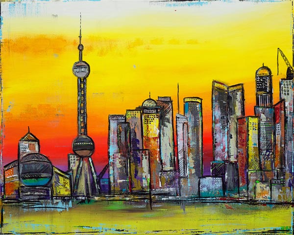 Shanghai Impression van Karin Greife