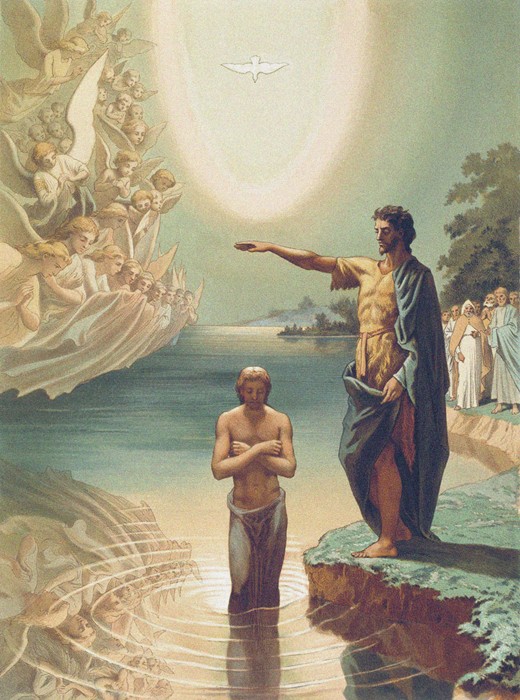 The Baptism of Christ van Grigori Grigorevich Gagarin