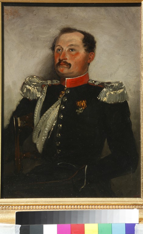 Portrait of Nikolay Petrovich Kolyubakin (1811-1868) van Grigori Grigorevich Gagarin