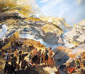 The Russo-Circassian Battle of Akhatla on May 8, 1841