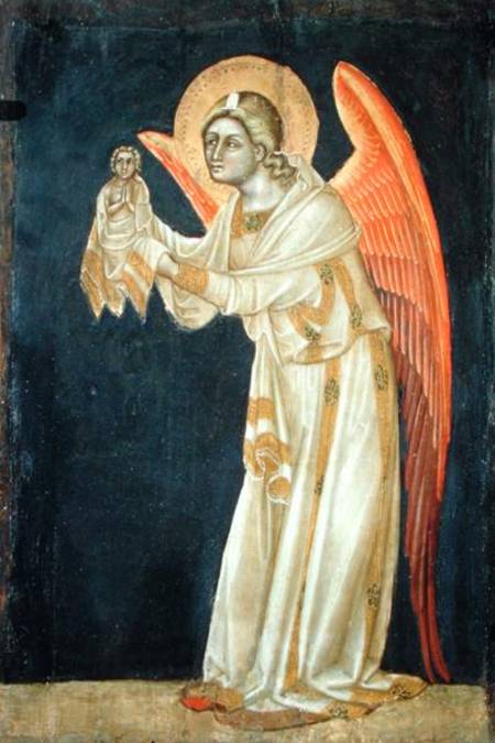 Angel Presenting a Soul van Guariento d` Arpo