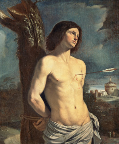 Der Hl. Sebastian van Guercino (eigentl. Giovanni Francesco Barbieri)