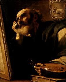 Der Evangelist Lukas. van Guercino (eigentl. Giovanni Francesco Barbieri)