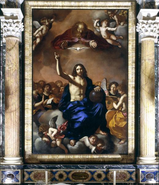 Guercino / The Holy Trinity / 1638 van Guercino (eigentl. Giovanni Francesco Barbieri)
