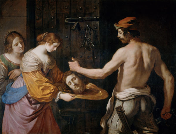 Guercino, Salome empfängt Haupt Johannes van Guercino (eigentl. Giovanni Francesco Barbieri)