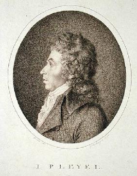 Ignaz Joseph Pleyel (1757-1831) engraved by F.W. Nettling