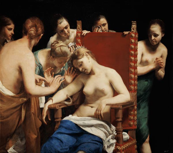 The Death of Cleopatra van Guido Cagnacci