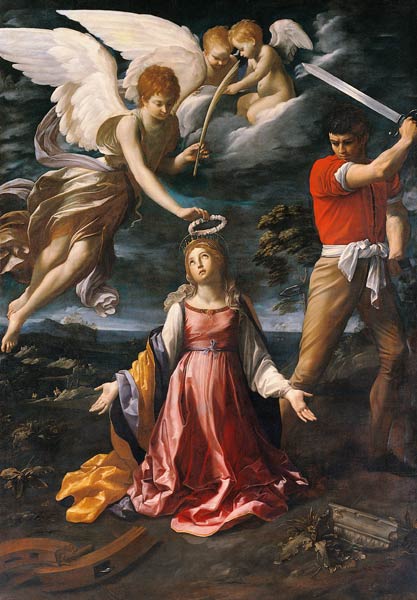 Reni/The martyrdom o.St.Catherine/c.1606 van Guido Reni